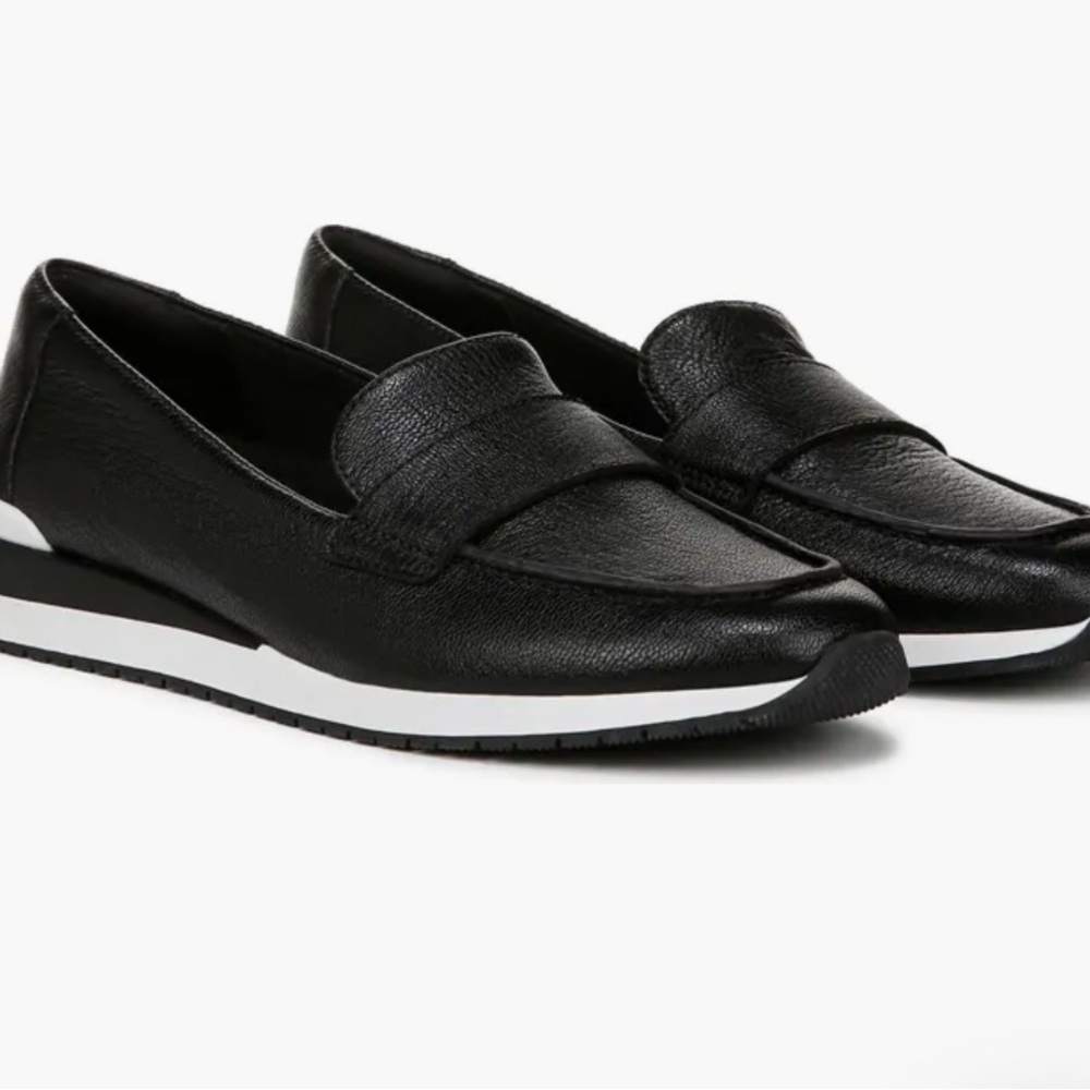 Naturalized Lucy Black Leather Loafer